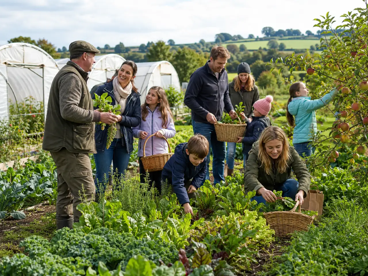 Pick your Own Fruit Veg & Herbs Farm Tour